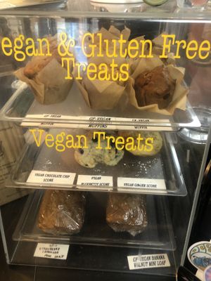 Vegan muffins, scones, and loaves  at 3BB in Bethany Beach