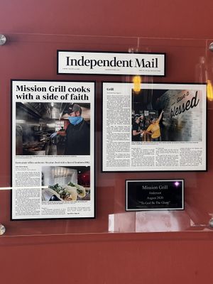   at Mission Grill in Anderson