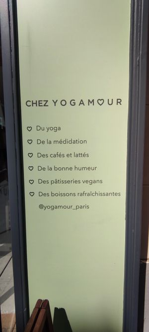 Facade at Yogamour in Paris