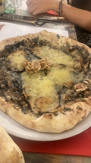 Vegan trufafle  at Pizzeria Nana in Barcelona