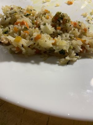 Rice with vegetables  at Vrindaa in Rome
