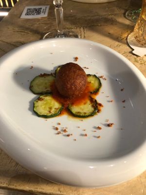 Zucchini like I’ve never tasted before at Vrindaa in Rome