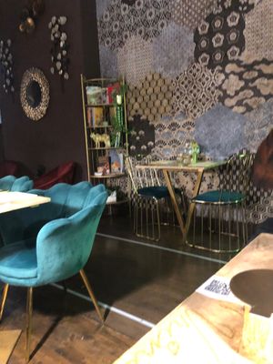 Thoughtful designed space and nice lighting at Vrindaa in Rome