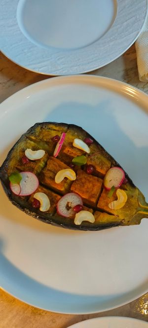 Eggplant at Vrindaa in Rome