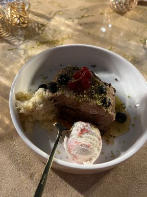 CHEESECAKE AND ICE CREAM at Vrindaa in Rome