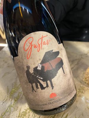 Red wine  at Vrindaa in Rome