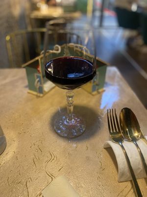 Organic wine  at Vrindaa in Rome