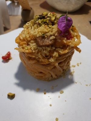 Pasta at Vrindaa in Rome