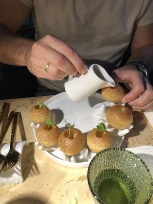 „Bomb explosive“ starter   at Vrindaa in Rome