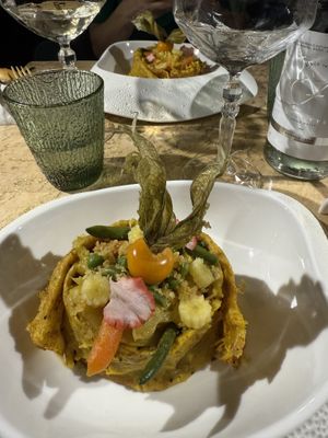 Crepes di verdure   at Vrindaa in Rome