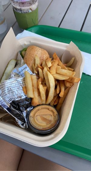 Vegan Philly Cheesesteak  at Tiger Lily Cafe in Chesterton