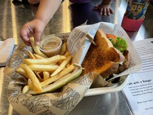 Vegan BLT  at Tiger Lily Cafe in Chesterton