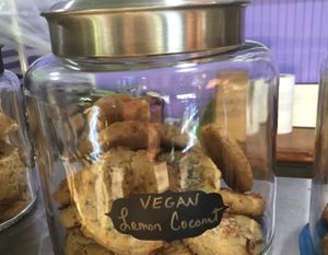 vegan cookies galore! at Tiger Lily Cafe in Chesterton