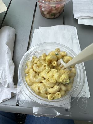 Macaroni salad   at Tiger Lily Cafe in Chesterton