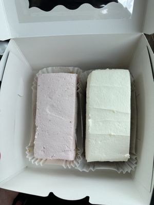 Strawberry Dream cake and banana pudding cake   at Tiger Lily Cafe in Chesterton