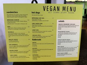 A whole menu!  at Tiger Lily Cafe in Chesterton