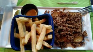 Vegan Sloppy Joe at Tiger Lily Cafe in Chesterton