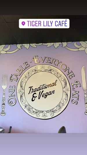 Love this saying!  at Tiger Lily Cafe in Chesterton