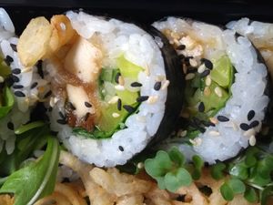 Spicy Tofu Futomaki at Chunky Cat SUSHI in Edinburgh