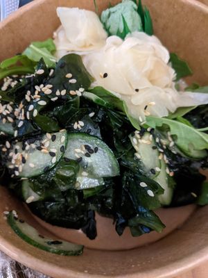 Seaweed salad at Chunky Cat SUSHI in Edinburgh