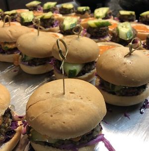 Gluten-free & Vegan Housemade Vegan Sliders at iNatural Eats in Smyrna