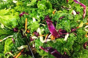 Kale Salad in Housemade Salad Dressing at iNatural Eats in Smyrna