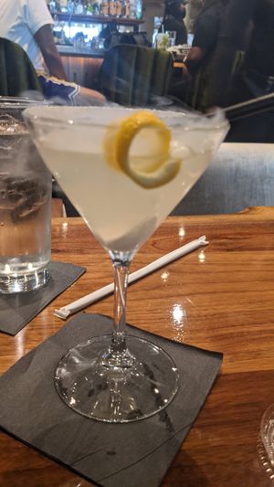 Lemon Drop martini at Bar Vegan ATL in Atlanta