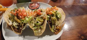 Jerk chikn tacos at Bar Vegan ATL in Atlanta