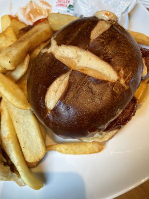 Chick’n sandwich   at Bar Vegan ATL in Atlanta