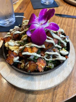 Sweet potato hash - brunch  at Bar Vegan ATL in Atlanta
