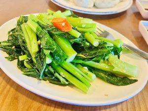Kai lan in garlic sauce   at My House Dumpling in Leederville