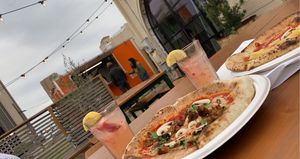 Vegan pizzas :) at Marty McPies in Corpus Christi