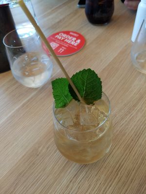 Whisky Yuzu. Love that they have non-plastic straws, too at Smithburg in South Melbourne