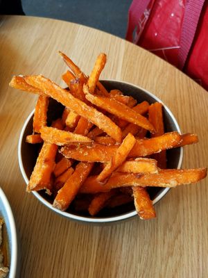 Sweet potato fries at Smithburg in South Melbourne