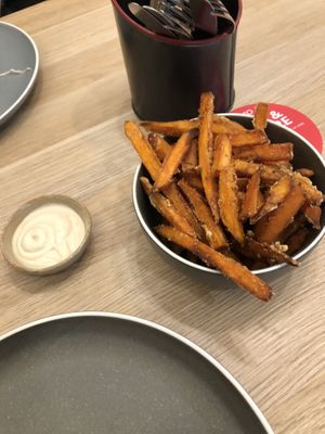 Sweet potato fries at Smithburg in South Melbourne