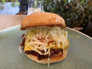 Cheeseburger   at Smithburg in South Melbourne