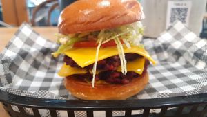 A burger that Brad Pitt would happily eat at Smithburg in South Melbourne