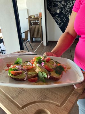 Avo Toast!  at Grow in Puerto Viejo De Talamanca