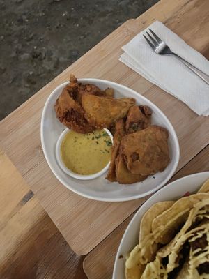 Oyster mushroom chicken nuggets  at Grow in Puerto Viejo De Talamanca