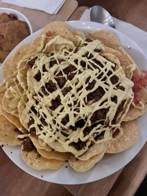 Vegan nachos!  at Grow in Puerto Viejo De Talamanca