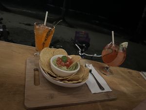 Guacamole and cocktails   at Grow in Puerto Viejo De Talamanca