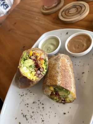 Vegetarian burrito  at Grow in Puerto Viejo De Talamanca