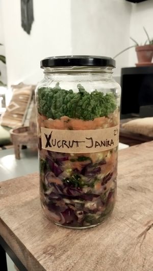 El meu xucrut el dia 1 at Herbivore Plant Based & Fermented Food in Reus