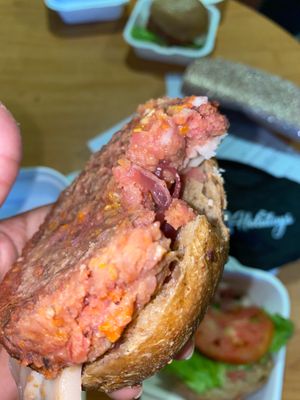 Vegan burger  at Bamburger in Vicenza