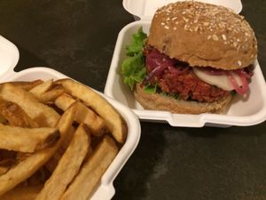 Patatine e hamburger  at Bamburger in Vicenza