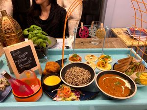 Vegan iftar board at Just Vegan - Jumeriah in Dubai