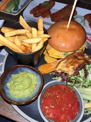 Fajita & Nacho burger   at Just Vegan - Jumeriah in Dubai