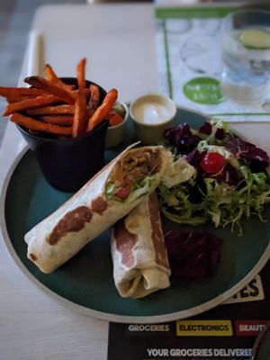 Shawarma 🌯 at Just Vegan - Jumeriah in Dubai