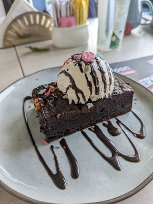 Brownie at Just Vegan - Jumeriah in Dubai