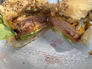 Chingona at La Golosa Vegan Vurger in Barcelona